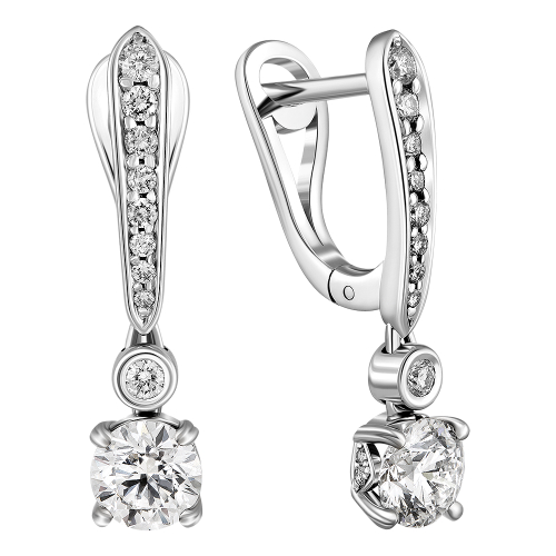 Серьги  1.804 ct