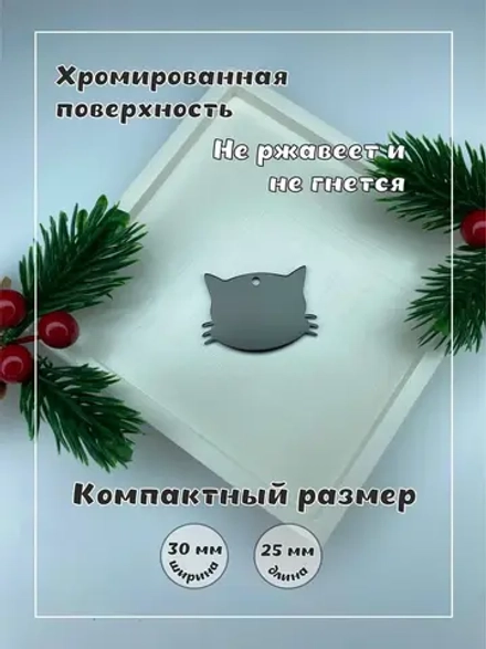 Кулон адресник для кошки