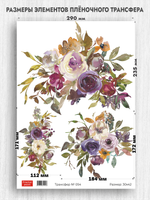 Трансфер для декупажа переводной рисунок для поверхностей 054