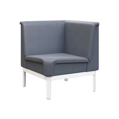 Модуль Диван угловой MD.U1 Oregon 17/Металл Белый 700*700*800