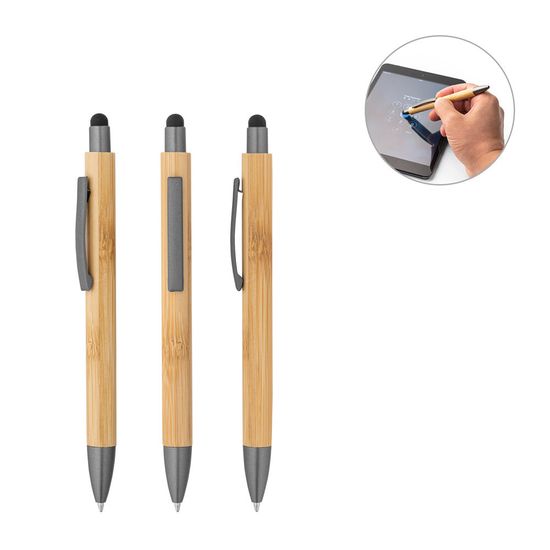 ZOLA. Бамбуковая шариковая ручка с матовым покрытием