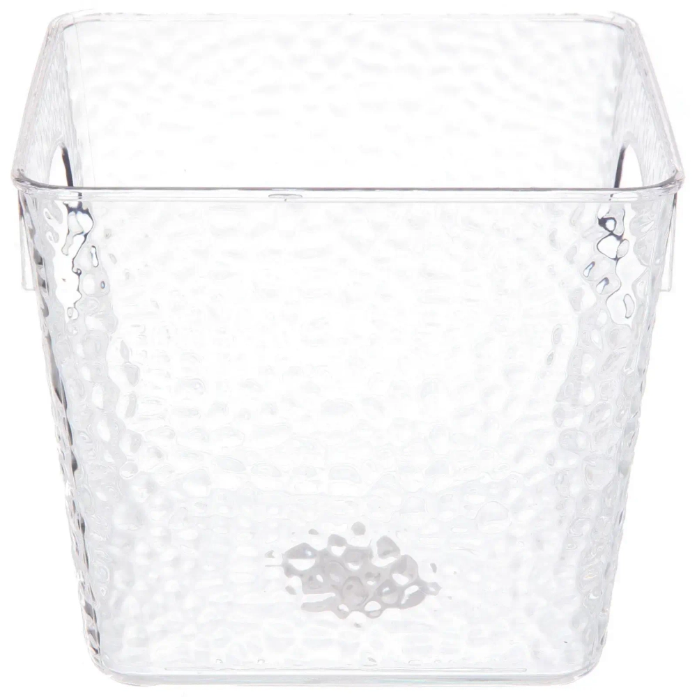 Корзина - органайзер для хранения «СКРЭДДИ ЛОК», прозрачная, 15.3*15.3*13.5см (пластик АВС)