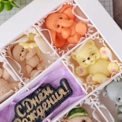 Набор шоколадных фигурок  "Детский" с днем рождения #4