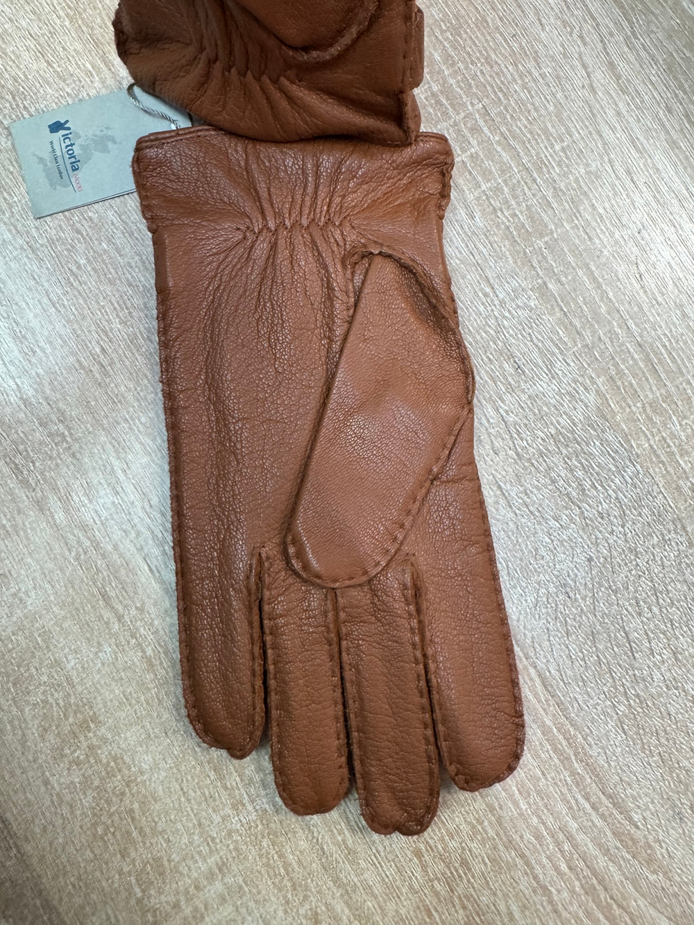 Перчатки. Мужские. Материал верха: Кожа оленя. Подклад: Трикотаж-шерсть. 5 шт в упаковке.