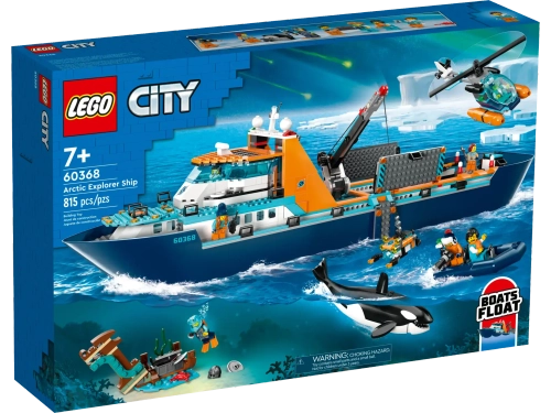 Конструктор LEGO City 60368 Корабль «Исследователь Арктики»
