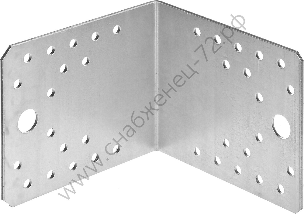 ЗУБР УК-2.0 90х105х105 х 2 мм, крепежный уголок, цинк (310126-90-105)