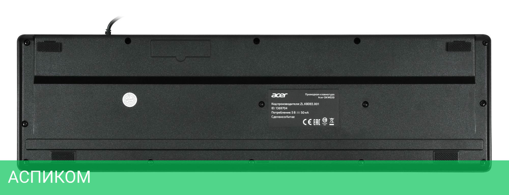 Клавиатура Acer OKW020 черный (ZL.KBDEE.001)