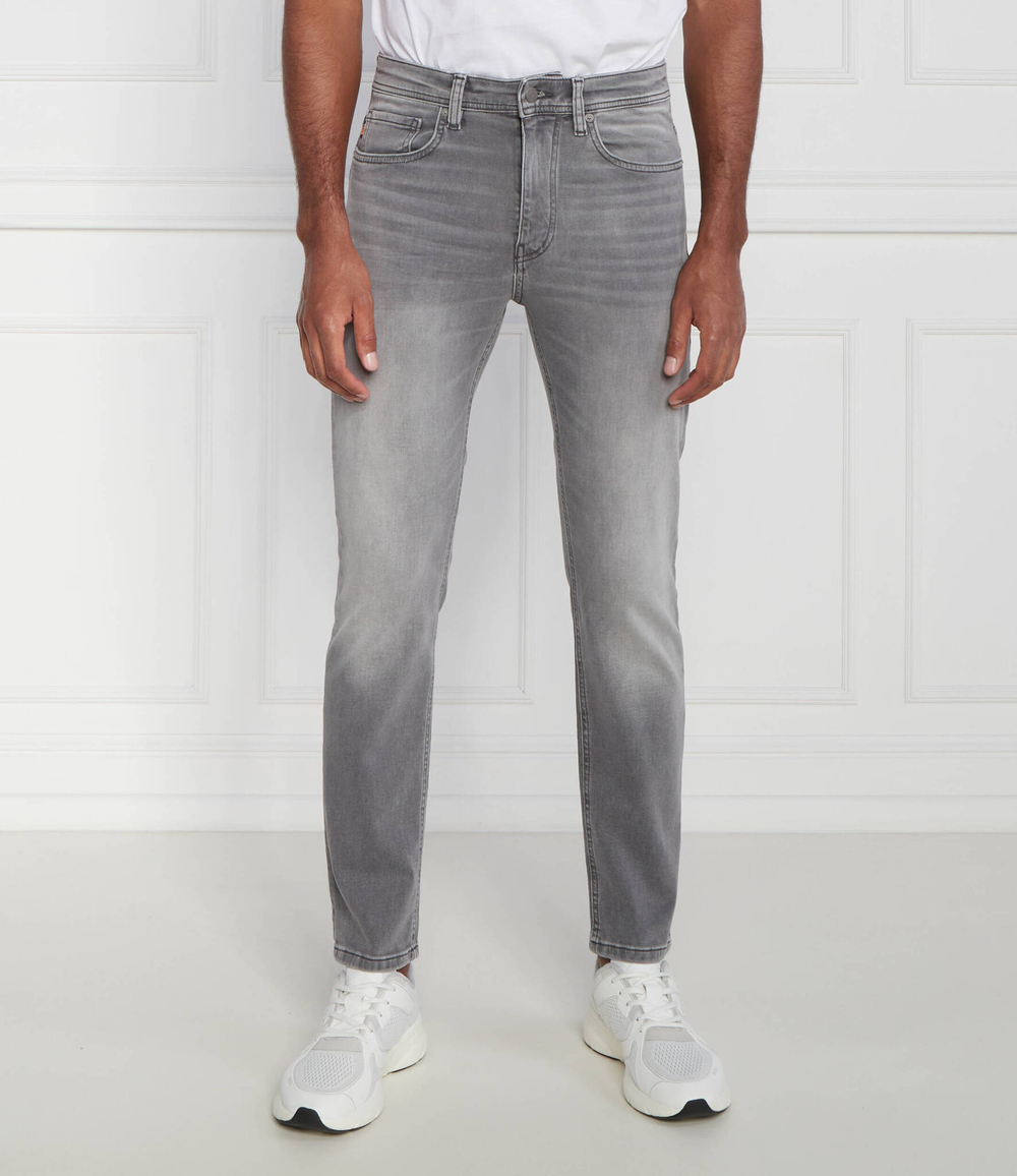 Джинсы Taber Zip BC SP 1 BOSS ORANGE - серый(50495939)