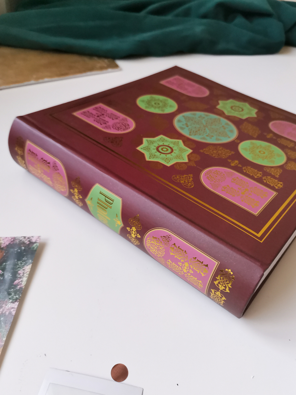 Фотоальбом на 200 фото 10х15 см, бум. листы , книж. переплет padishah pattern Шах