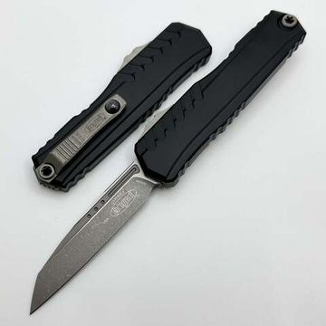 Нож фронтальный, автоматический Microtech Cypher II S/E Apocalyptic Standard - сталь М390МК, рукоять алюминий