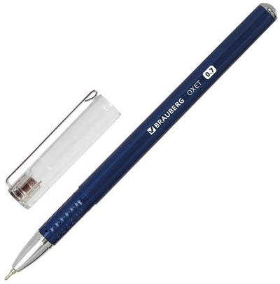 143002 Ручка шариковая масляная BRAUBERG Oxet СИНЯЯ
