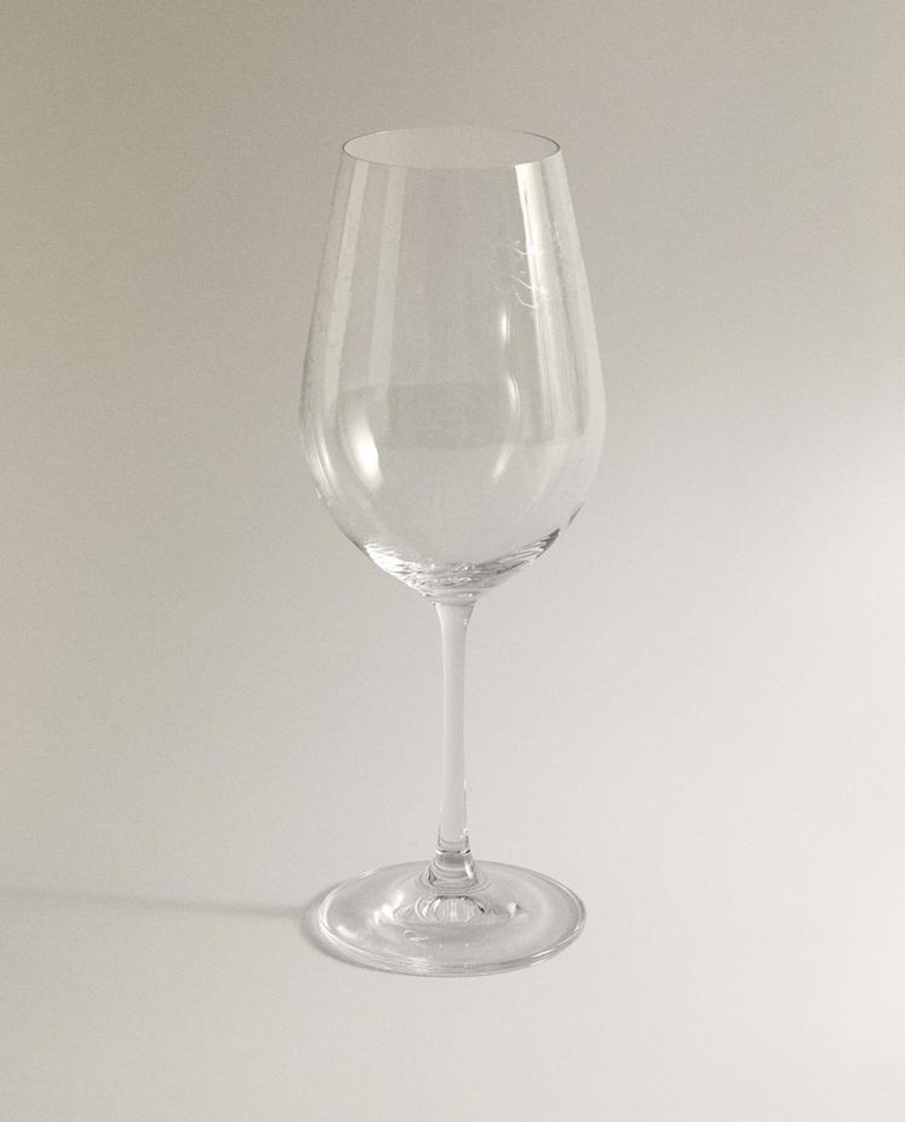 ZARA HOME ГРАВИРОВАННЫЙ РОЖДЕСТВЕНСКИЙ БОКАЛ ДЛЯ ВИНА, ПРОЗРАЧНЫЙ