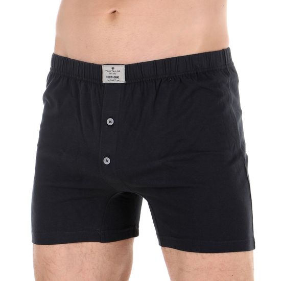 Мужские трусы-шорты черные набор 2в1 Tom Tailor 70336/5608 826