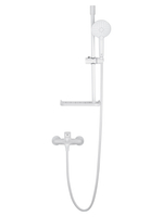 Смеситель для ванны с душевым гарнитуром WONZON & WOGHAND ALFA, Белый матовый (WW-AE3201-MW)