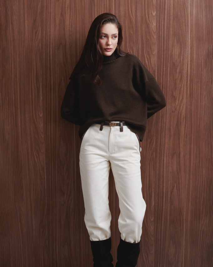 Свитер шоколадный JULIA