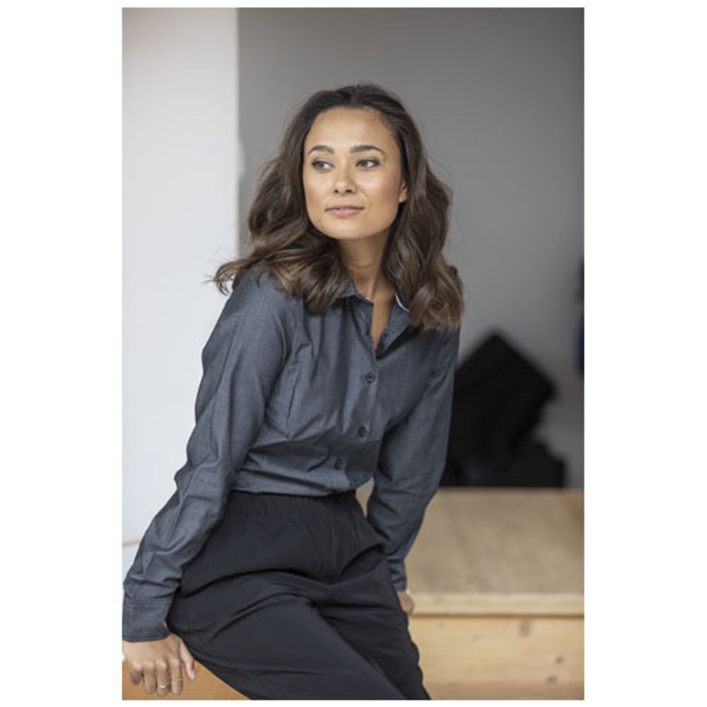 Cuprite женская футболка с длинным рукавом, изготовленная из натуральных материалов