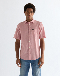 Рубашка мужская WRANGLER SS 1 PKT SHIRT DUSTY ROSE