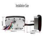 Hasda H-806 AM/FM/MP3/USB/RCA приемник с Bluetooth, 40 Вт х4