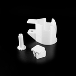 Подставка для кружки/стакана с креплением к столешнице, белая