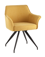 Стул обеденный Feston вращающийся желтый