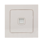 Стокгольм Механизм Розетки RJ-45 1-местной белый EKF