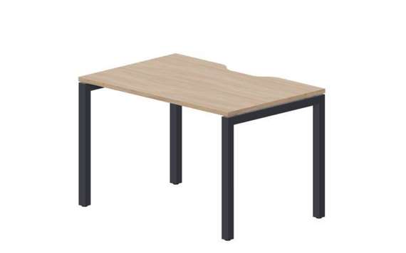 стол Polo 1180х780х750мм (с эргономичным вырезом)