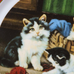 Декоративная тарелка «Пушистая компания»