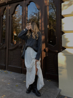 Юбка с кружевом