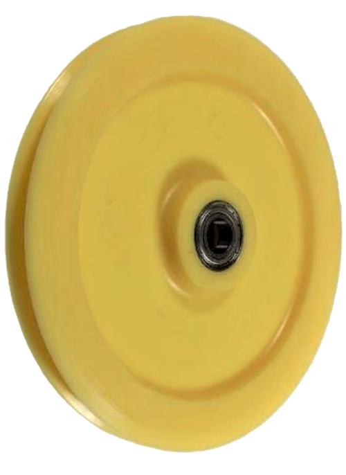 Шкив натяжного устройства D=215 мм (D1=200 мм) d=17 мм под канат 6,5 мм (ACLAMID) THYSSEN.