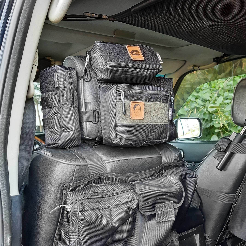 Панель MOLLE на подголовник 20x50см