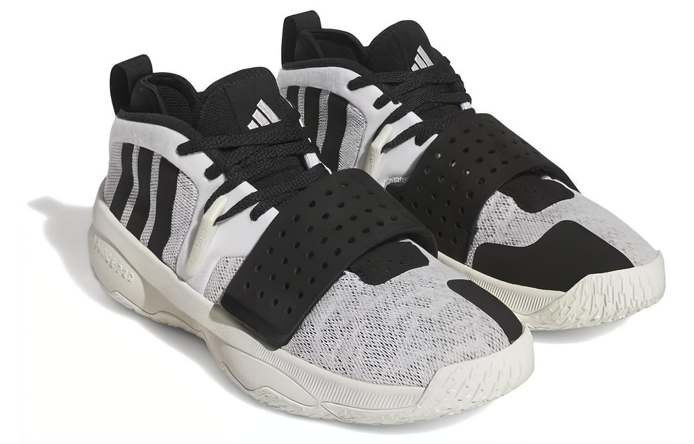 Кроссовки Adidas Dame 8 Extply White Black
