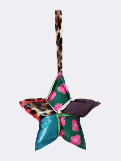 Елочная игрушка фиолетовая "Звезда" OLA OLA