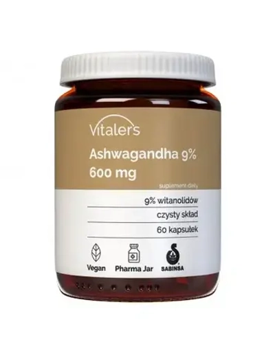 Антиоксидант Vitalers Ashwagandha 9% 60 капсул