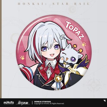 Значок Honkai Топаз Topaz Tiny cat series 42188 (10013160/080525/5198437/3, Китай)