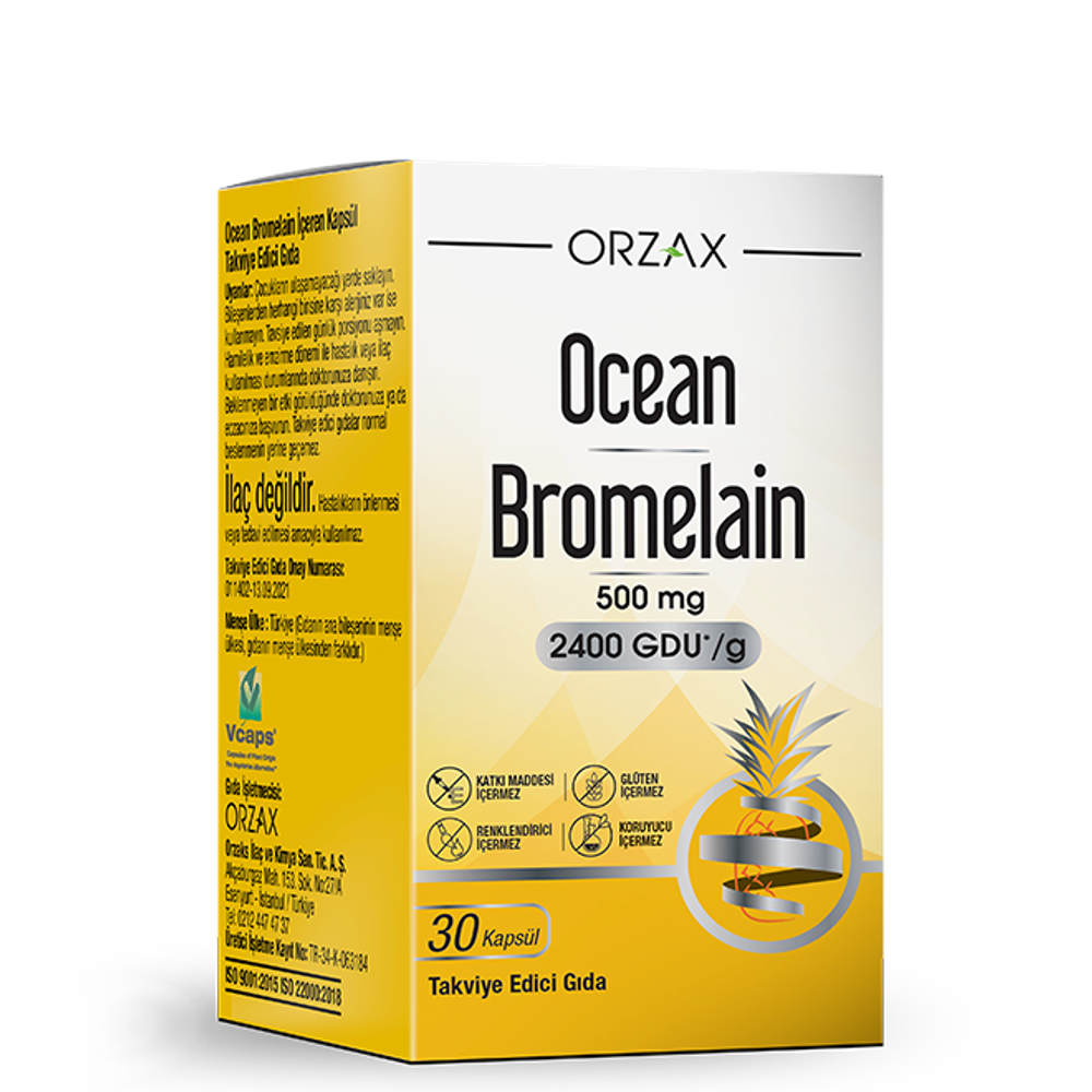 Ocean Бромелайн 500 мг 30 капсул