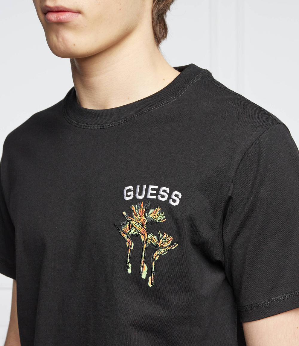 футболка gareth GUESS - черный(M2GI59 K8FQ1)