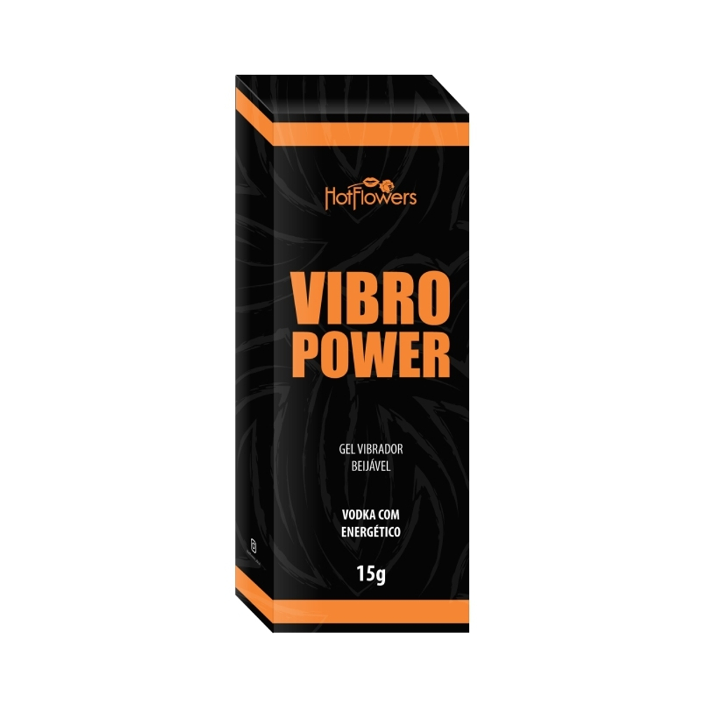 HotFlowers VIBRO POWER - Жидкий вибратор со вкусом водки с энергетиком