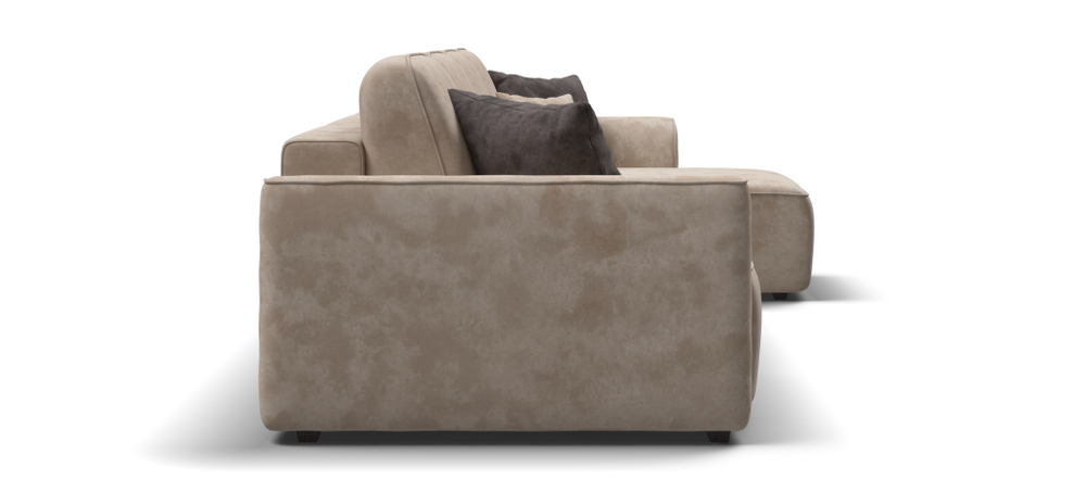 Угловой диван KING MODOOL MAX Велюр Alkantara пепел