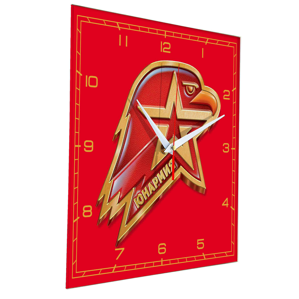 Сувенир и подарок часы Юнармия 01 (-) Декор для дома, подарок