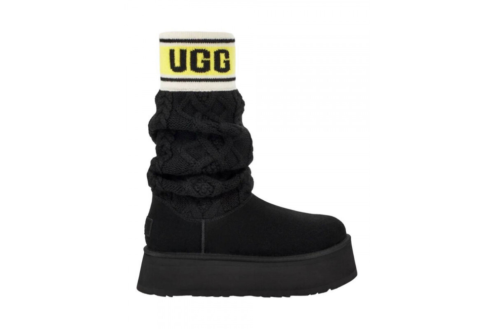 UGG Classic Sweater Letter Black