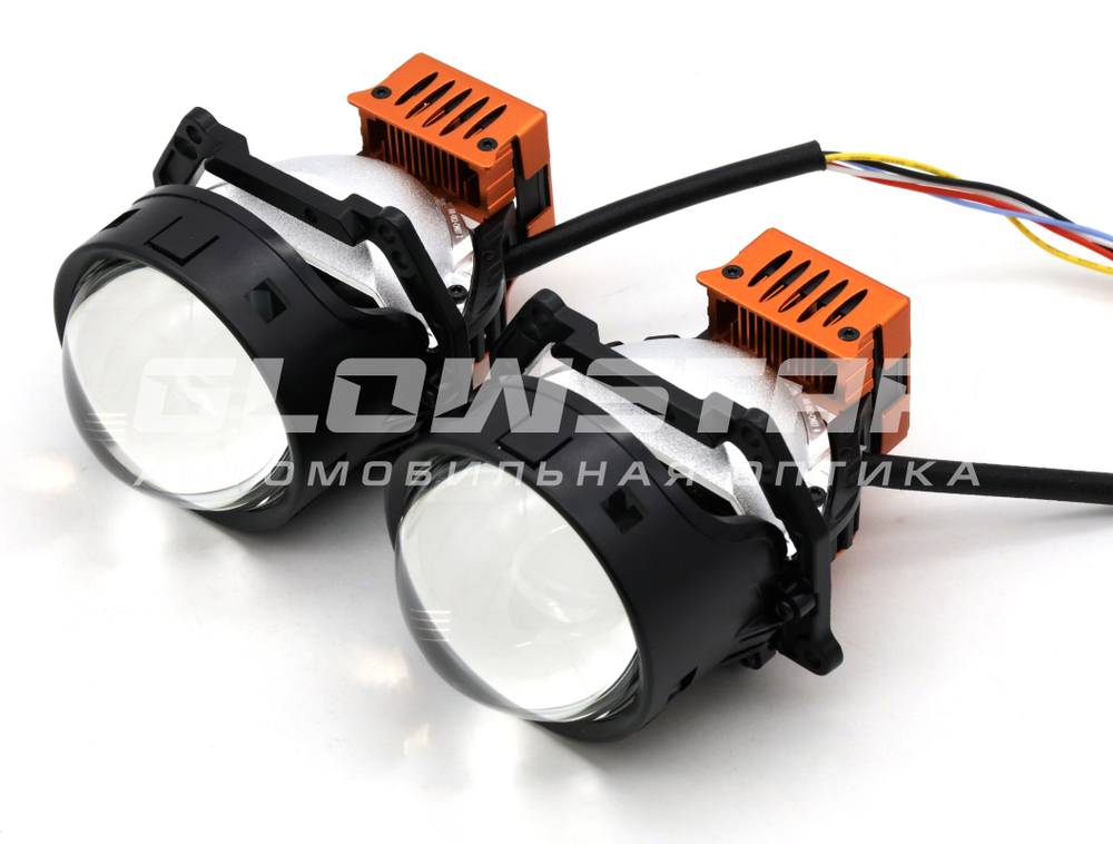 Билед модули Aozoom K8 2025 3.0 дюйма, 2 чипа, 5500K, 12V, 52W/73W, крепление 3R (комплект, 2шт)