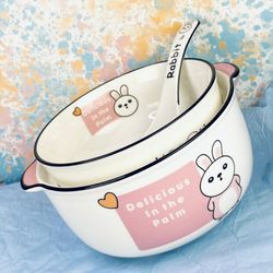 Lenardi 315-064 Набор салатник 950мл, салатник/крышка 450мл и ложка в под.уп.(х18)Фарфор