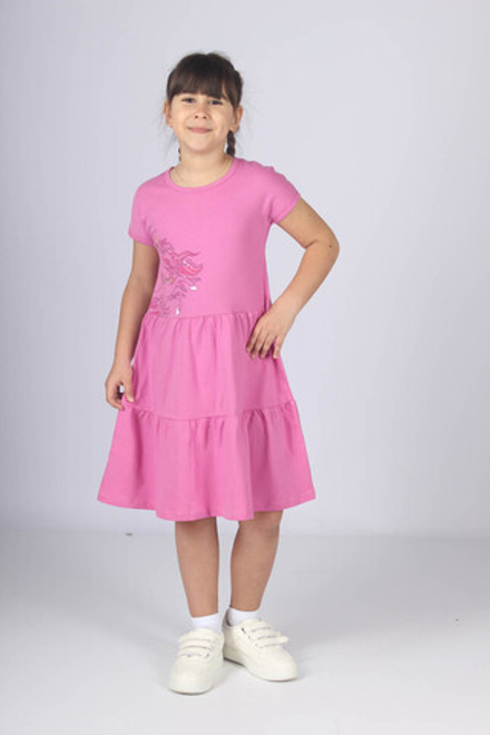 Л3494-7889 цвет барби платье для девочки Basia.