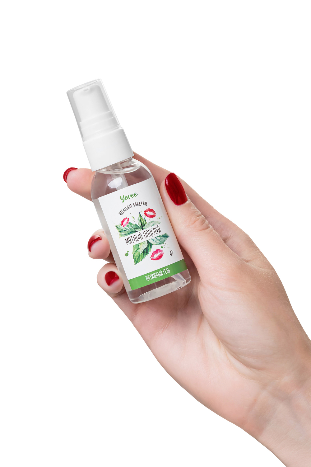 Съедобная смазка Мятный поцелуй со вкусом мяты 50 мл