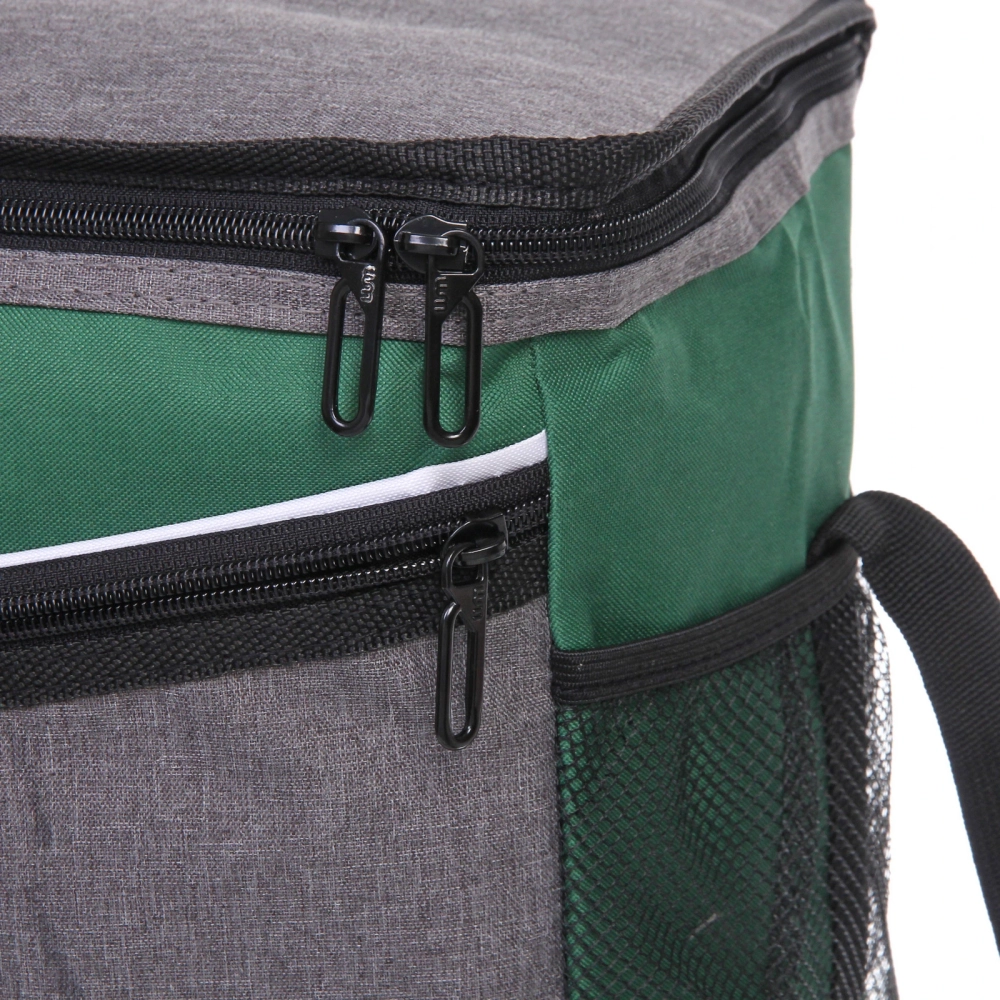 Термосумка 15 л, 30*20*25 см, WM799-2, серый-зелёный