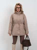 Парка женская демисезонная "Апрель" бежевый