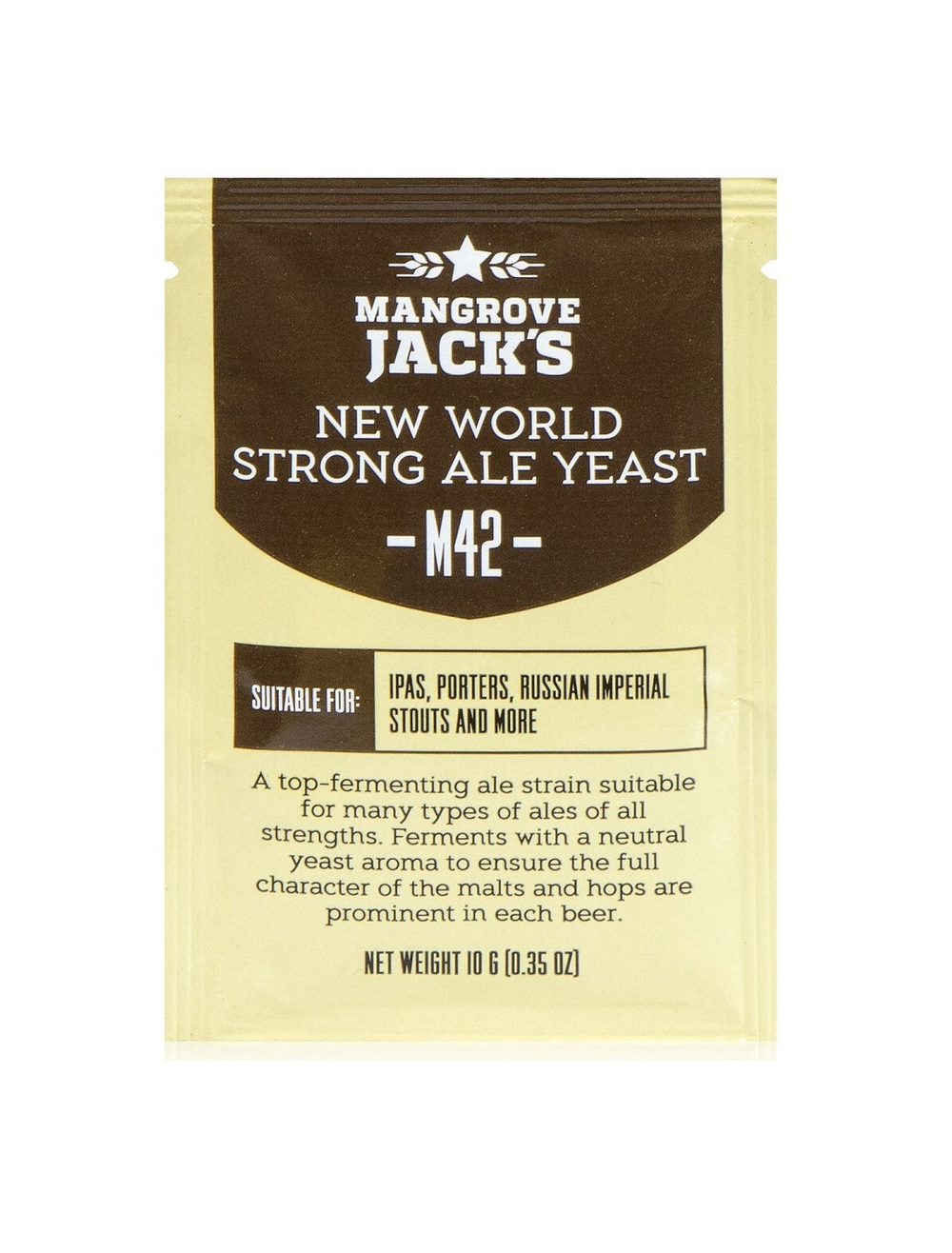 Пивные дрожжи Mangrove Jack's "New World Strong Ale M42", 10 г