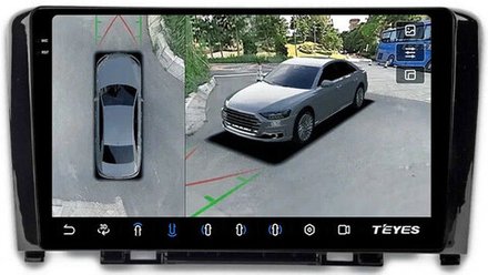 Магнитола для Great Wall Hover H6 2012-2017 - Teyes CC3-2K-360 на Android 10, 2K QLED, 6Гб+128Гб, CarPlay, 4G SIM-слот, 4 камеры в комплекте