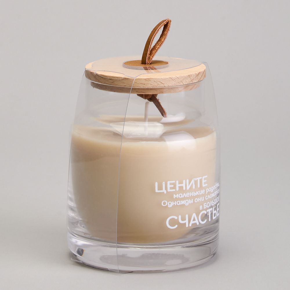 СВЕЧА В БАНОЧКЕ "NATURE" GINGERBREAD MAN 8,5*10 СМ МАЛ.= 6ШТ.