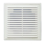 Решетка вентиляционая 200*200 с москитной сеткой пластик